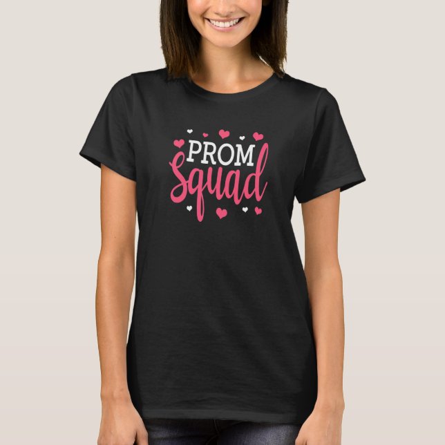 Camiseta Baile de formatura Squad Promenade Dance Party (Frente)