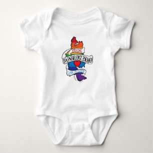 Camiseta Bainbridge Island LGBT Pride baby tee