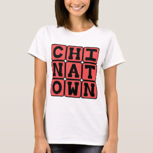 Camiseta Bairro da Chinatown, Distrito de São Francisco