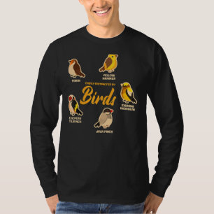 Camiseta Bairro Fácil Por Aves Cute Bird 1