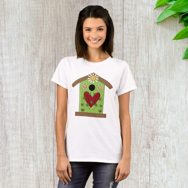 Camiseta Bairro Verde com Coração e Visitas (Criador carregado)