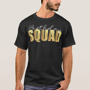 Camiseta Bairthday Squad africano safari animal -