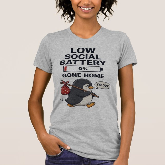  Camiseta Baixa Bateria Social 0% Volta para Casa  (Frente)