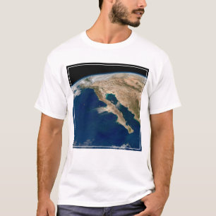 Camiseta Baixa Califórnia E Costa Do Pacífico Do México.