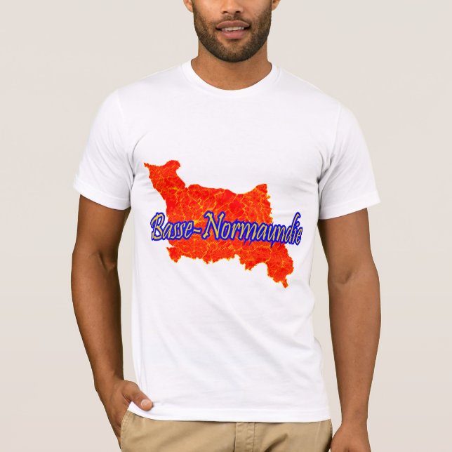 Camiseta Baixa Normandia - Basse Normaundie (Frente)