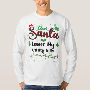 Camiseta Baixe as contas do meu utilitário Correspondendo a