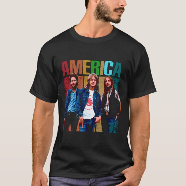 Camiseta Baixista da banda America (Frente)