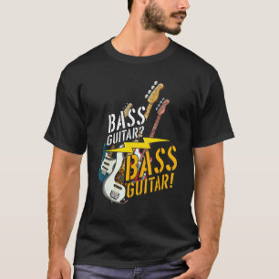 Camiseta Baixista Músico de Rock Tocador de Baixo Ba