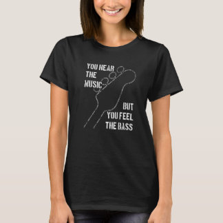 Camiseta Baixistas gostam de notas de baixo mais profundas