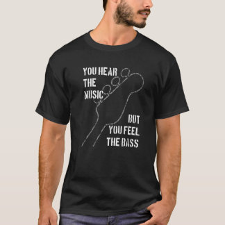 Camiseta Baixistas gostam de notas de baixo mais profundas,