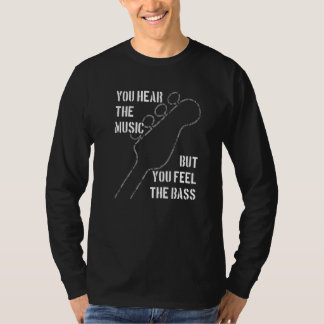 Camiseta Baixistas gostam de notas de baixo mais profundas