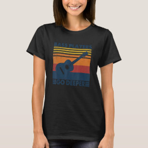 Camiseta Baixistas Vão Mais Fundo Guitarra Baixo Baixista