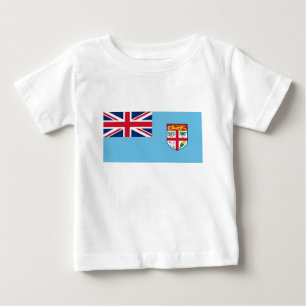 Camiseta Baixo custo! Sinalizador Fiji