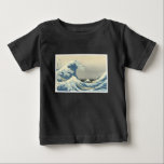 Camiseta Baixo da onda de Kamagawa<br><div class="desc">"Baixo da Onda de Kamagawa" 1830-32, do artista ukiyo-e japonês Katsushika Hokusai 1760-1849</div>