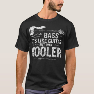 Camiseta Baixo É Como Guitarra, Mas Muito Mais Legal - Baix
