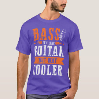 Camiseta Baixo É Como Guitarra Mas Muito Mais Legal Banda D