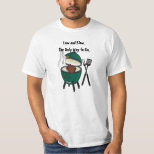 Camiseta Baixo e lento. A única maneira ao ovo verde grand