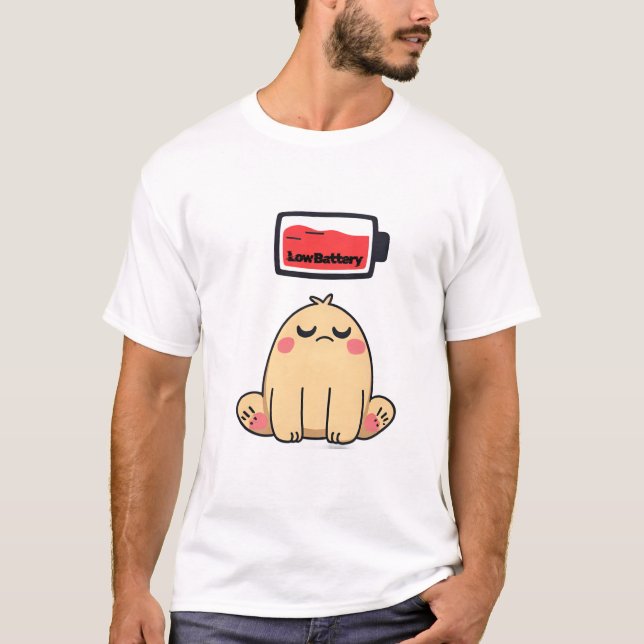 Camiseta Baixo humor de bateria - Engraçado! (Frente)