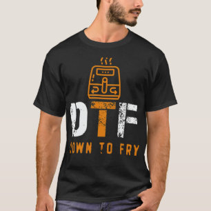 Camiseta Baixo para fazer um chef de bolo engraçado