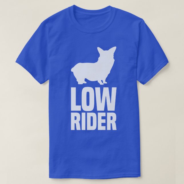 Camiseta Baixo Rider Corgi Welsh Corgi Pembroke802 (Frente do Design)