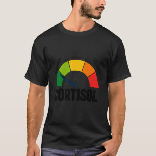 Camiseta Baixos Níveis de Cortisol Fadiga Adrenal Conscienc