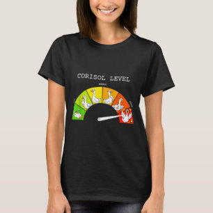Camiseta Baixos níveis de cortisol ganso nível de cortisol
