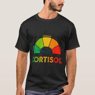 Camiseta Baixos níveis de cortisol v meme