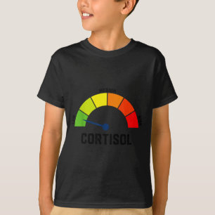 Camiseta Baixos níveis de cortisol v meme