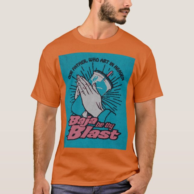 Camiseta baja be thy blast friend (Frente)