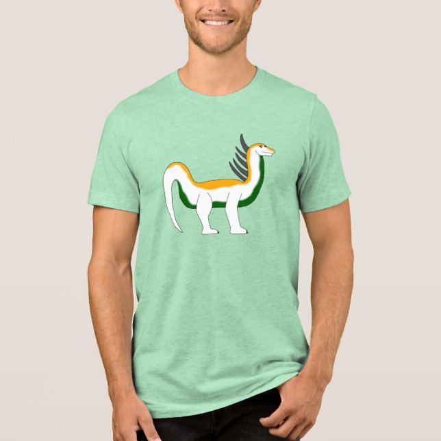 Camiseta Bajadasaurus Dino Adulto  (Frente)