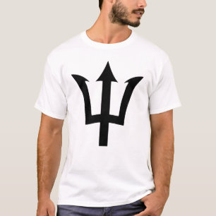 Camiseta Bajan Patriótico Barbados Trident Orud Barbadiano