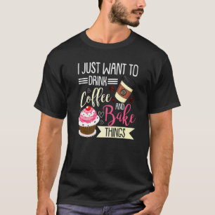 Camiseta Bajulação de Bebendo para uso masculino Café