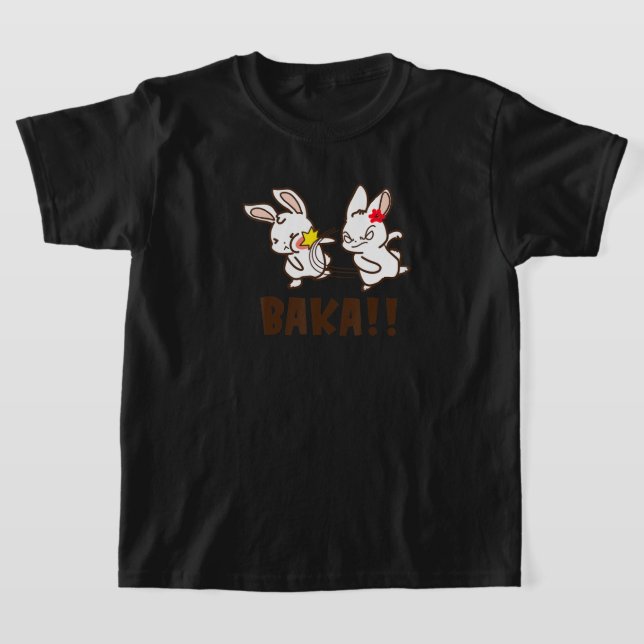 Camiseta Baka Cute Japonês Palavra Otaku Anime Manga Lover  (Postura )