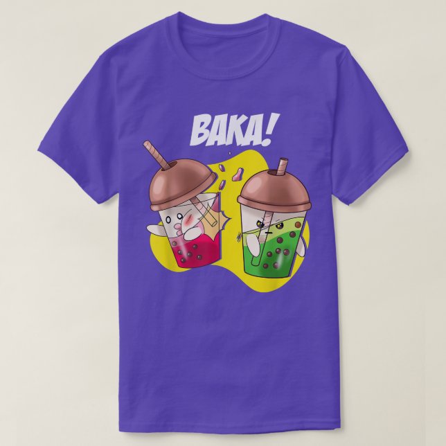Camiseta Baka Japão Manga Animação de Arte Japonesa Otaku K (Frente do Design)