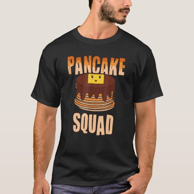 Camiseta Bake pancake squad   Pancakes 1 (Frente)