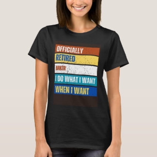 Camiseta Baker aposentado aposentado aposentado, padeiro ap