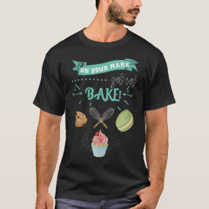 Camiseta Baker Bajulando Sua Marca Obter Assar Definido