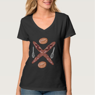 Camiseta Baker Baking Bread Francês Bagueira Assar Patologi