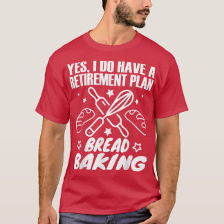 Camiseta Baker cozinhando pasta de bolos