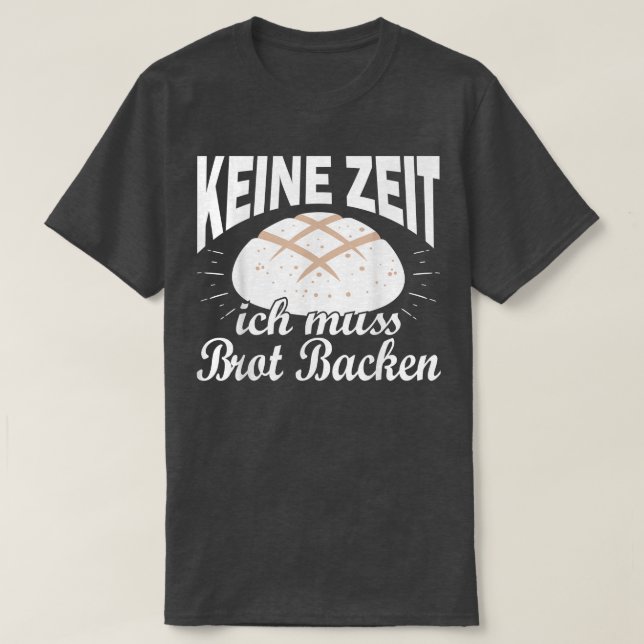 Camiseta Baker cozinhando pasta de pães de grão 130 (Frente do Design)