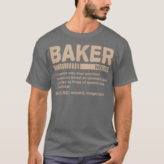 Camiseta Baker Definition Funny Fazendo Humor Patologia Che