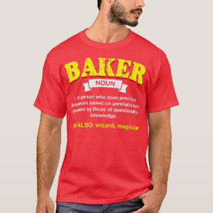 Camiseta Baker Definition Funny Fazendo Humor Patologia Che