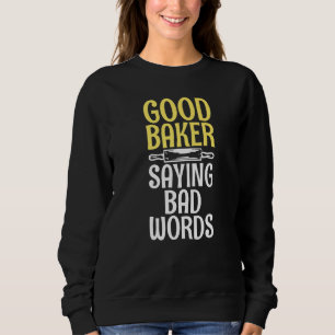 Camiseta Baker Diz Más Palavras Cozinhar Fazendo Coqueteiro