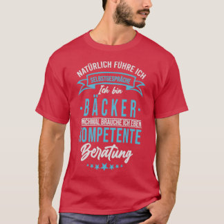 Camiseta Baker Dizendo Profissão Engraçada Mestre Baker