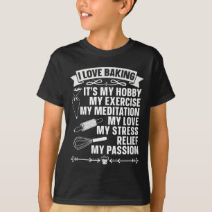 Camiseta Baker I Adora Fazer Assar De Chef De Banho
