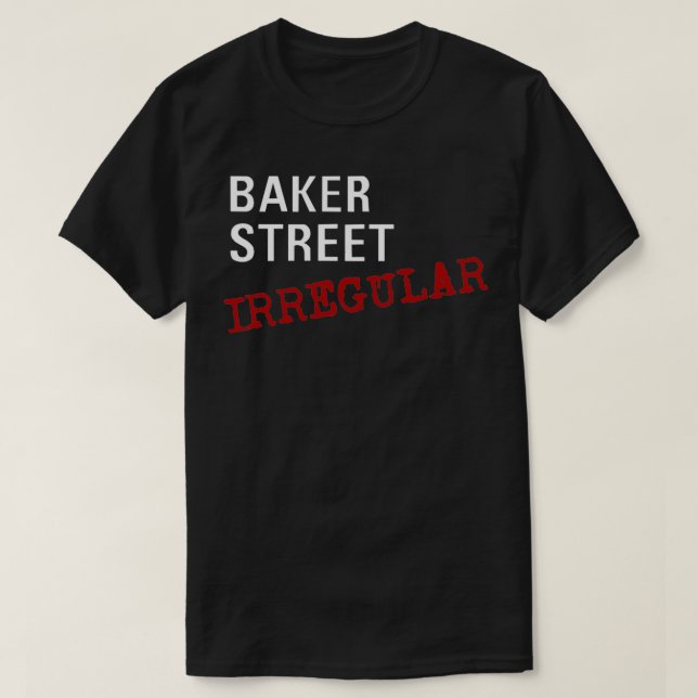 Camiseta Baker Street Irregular White (Frente do Design)