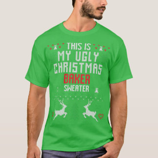 Camiseta Baker Ugly Christmas Sweater
