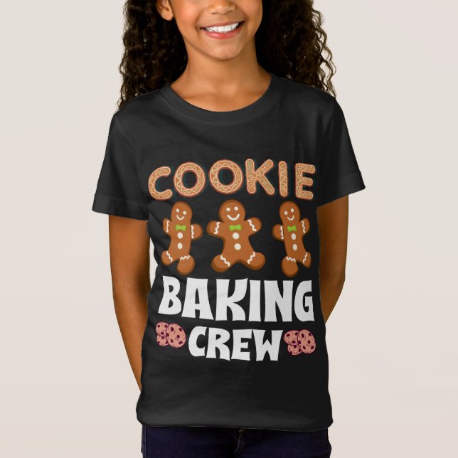 Camiseta Bakers Christmas Cookie Crew Family Baking Team Gi (Frente)