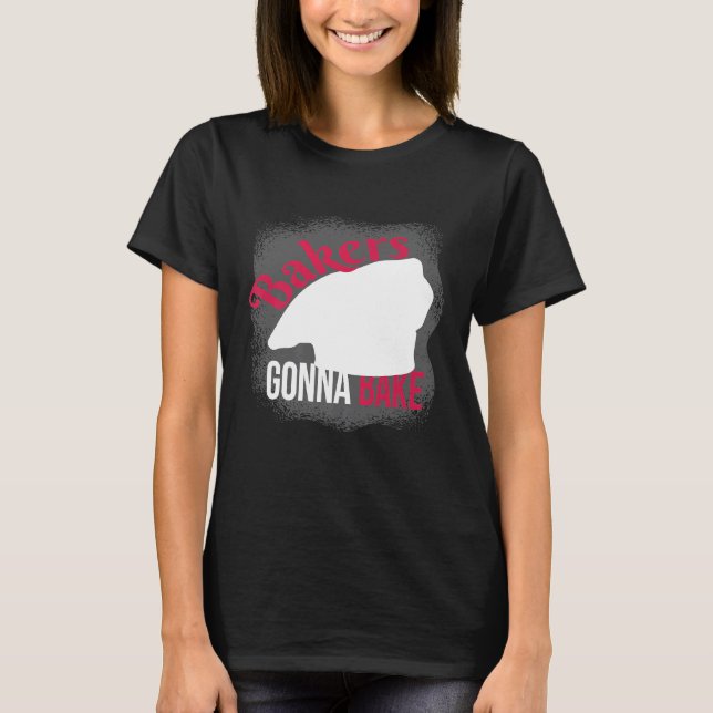 Camiseta Bakers Goney Assar Cook Paery Chef Piada (Frente)