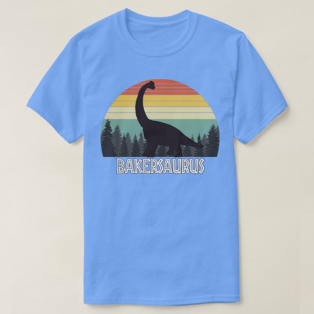 CAMISETA BAKERSAURUS BAKER SAURUS BAKER DINOSAUR (Frente do Design)